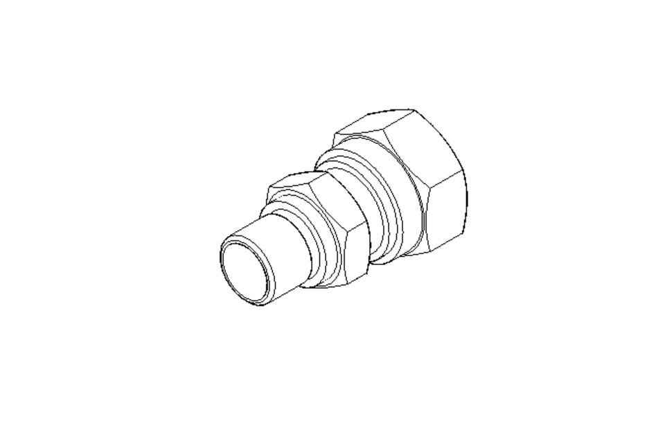 Pipe screw connector L 8 G1/8