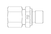管道螺栓紧固装置 L 10 G1/4" St-phos DIN2353