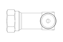 管道螺栓紧固装置 LL 4 M8x1 St-Zn gelbchr.