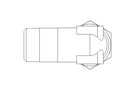 管道螺栓紧固装置 LL 4 M8x1 St-Zn gelbchr.