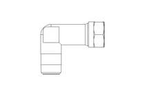 管道螺栓紧固装置 LL 4 M8x1 St-Zn gelbchr.