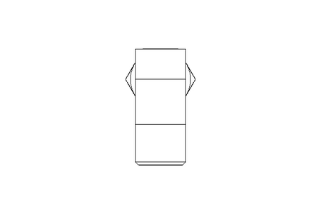 Conector roscado p/ tubos LL 6 M10x1