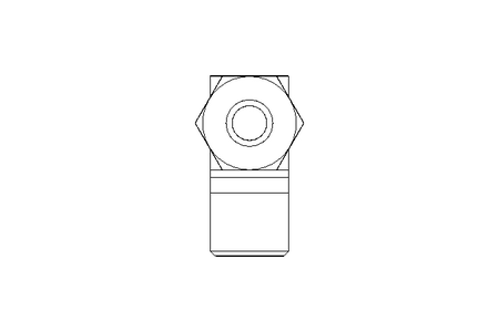 Conector roscado p/ tubos LL 6 M10x1