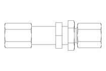 Passaparete L 6/6 MS DIN2353