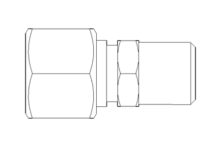 Rohrverschraubung L 12 R1/4" 1.4571