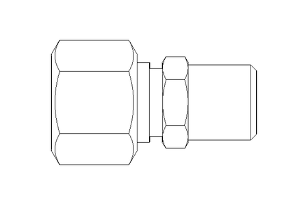 Rohrverschraubung L 12 R1/4" 1.4571