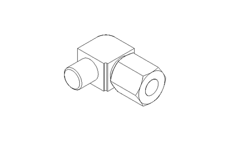 Raccord de tube LL 6 M6x1 St-Zn DIN2353