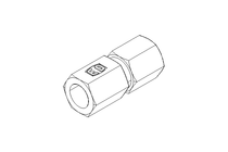 Aufschraubverschraubung L 6 M10x1 St-Zn