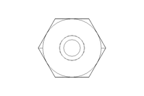 União roscada L 6 M10x1 St-Zn