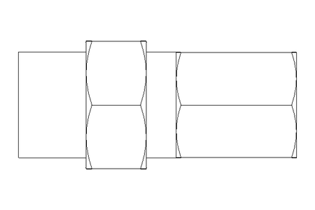 Anschlussverschraubung L 6 G1/4" Niro