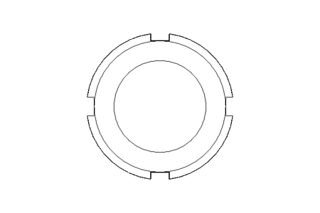 Nutmutter F DN40 1.4404 DIN11851