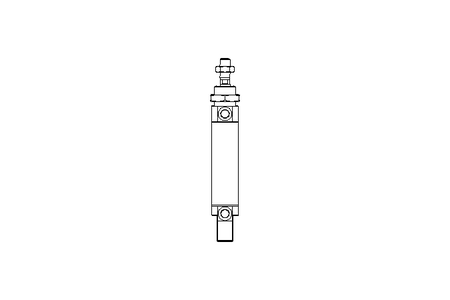 Doppelt wirkender Zylinder D25 Hub50