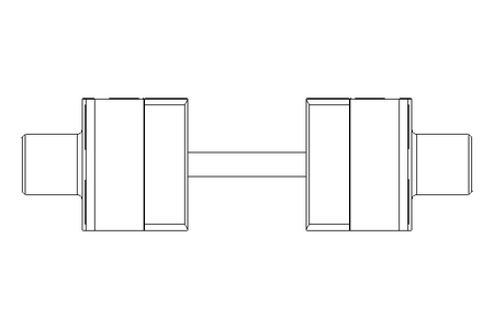 Fixacao oscilante central DAMT-V1-80-A