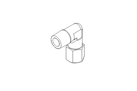 Threaded elbow connector 8 R1/4"