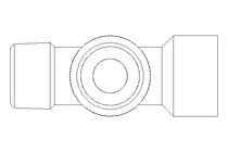 TEE CONNECTOR    2070  3/8-3/8