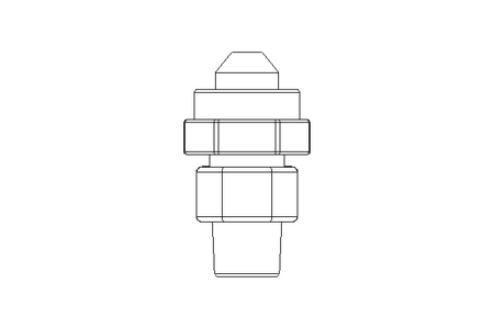 Vollstrahldüse 1/4 NPT Niro