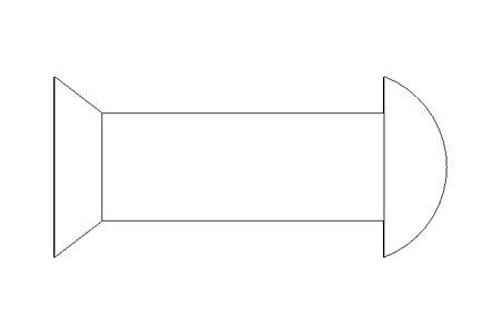 Countersunk rivet DIN 661 3x14 Al