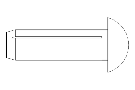 Grooved drive stud ISO8746 3x10 A2