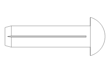 Grooved drive stud ISO8746 3x12 A2