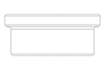 Plain bearing bush V 14x20x23x10x3
