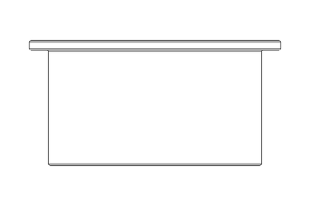 Plain bearing bush 40x44x53x26x2