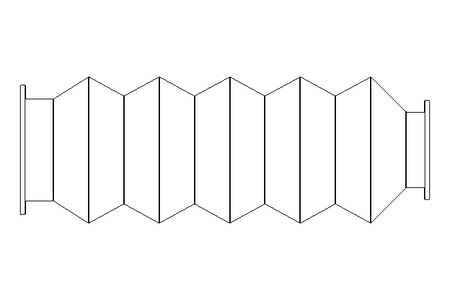 波纹管 L=100-320 d=28 D=39