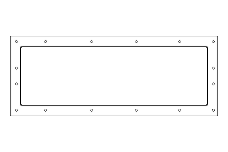 Soufflet rectangulaire L=810 LA= BA=