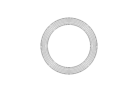 Anel raspador AM 35x45x10 NBR