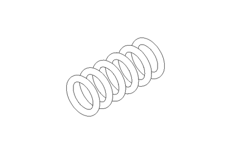 Molla di compressione D1=10 D2=7,2