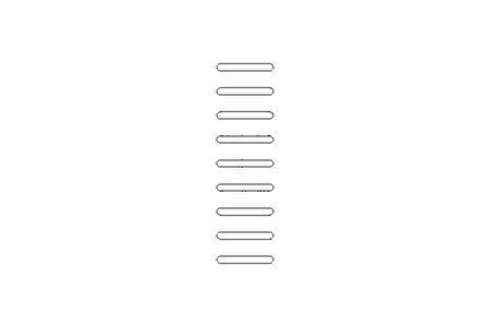 Pressure spring D1=2.82 D2=2.18 L=10 4N