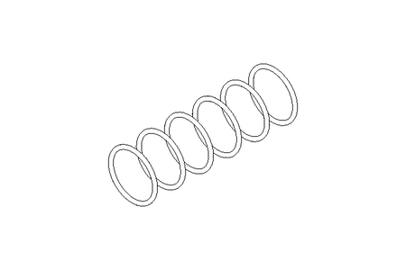 Mola de pressão D1=7,6 D2=6,6 L=23 5,8N