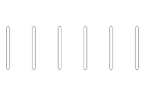 Molla di compressione D1=7,6 D2=6,6 L=23