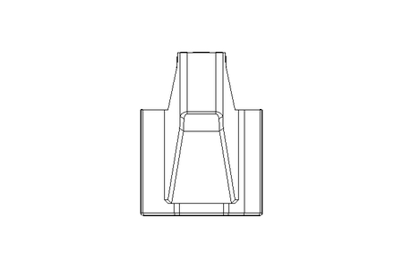 Apoio para tubo 50X50 COM 2 PES