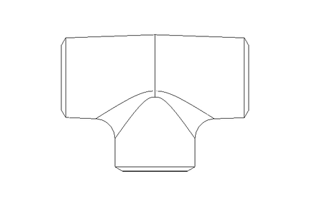 RACCORD EN T      21,3X 21,3X2