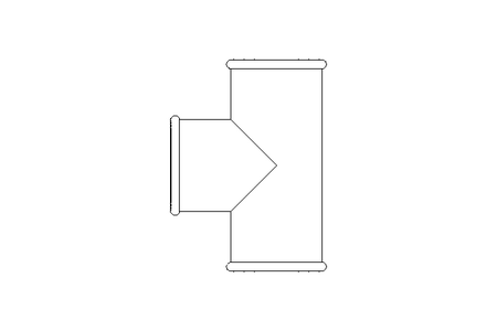 T-Stück B1 3/8" TG-Zn DIN EN 10242