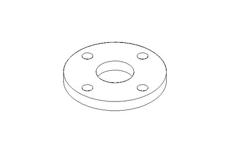 Flansch B 50 ND10 C22.8 DIN 2576