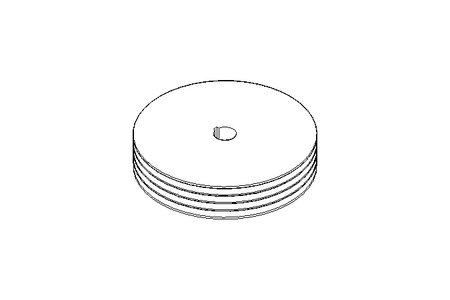 V-belt pulley