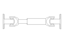 Cardan D=75 L1=300 L2=355