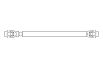 Eje articulado D=32 L1=600 L2=680