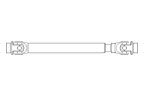 Gelenkwelle D=32 L1=450 L2=510