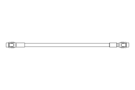 Gelenkwelle D=32 L1=960 L2=1020