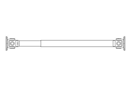 CARDA.SHAFT E100/6 L= 870/1220