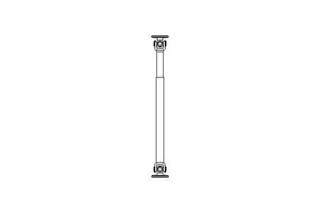 CARDA.SHAFT E100/6 L= 870/1220