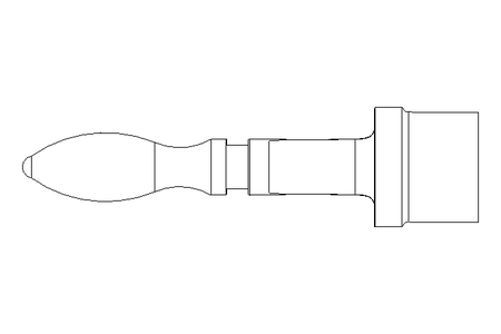 Handkurbel 250-B17-D DIN 468