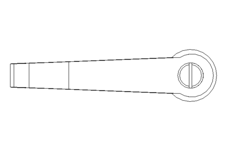 CLAMPING LEVER  M12X100  BLACK