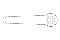 CLAMPING LEVER GN300.1-78-M10-80SW