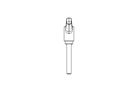 Klemmhebel M6x40