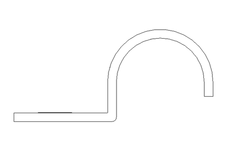 Pipe clamp D=15 B=12