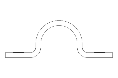 PIPE CLAMP D1= 36 mm DIN 1593