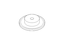 Kettenrad 1/2x5/16 D14 B25 Z24